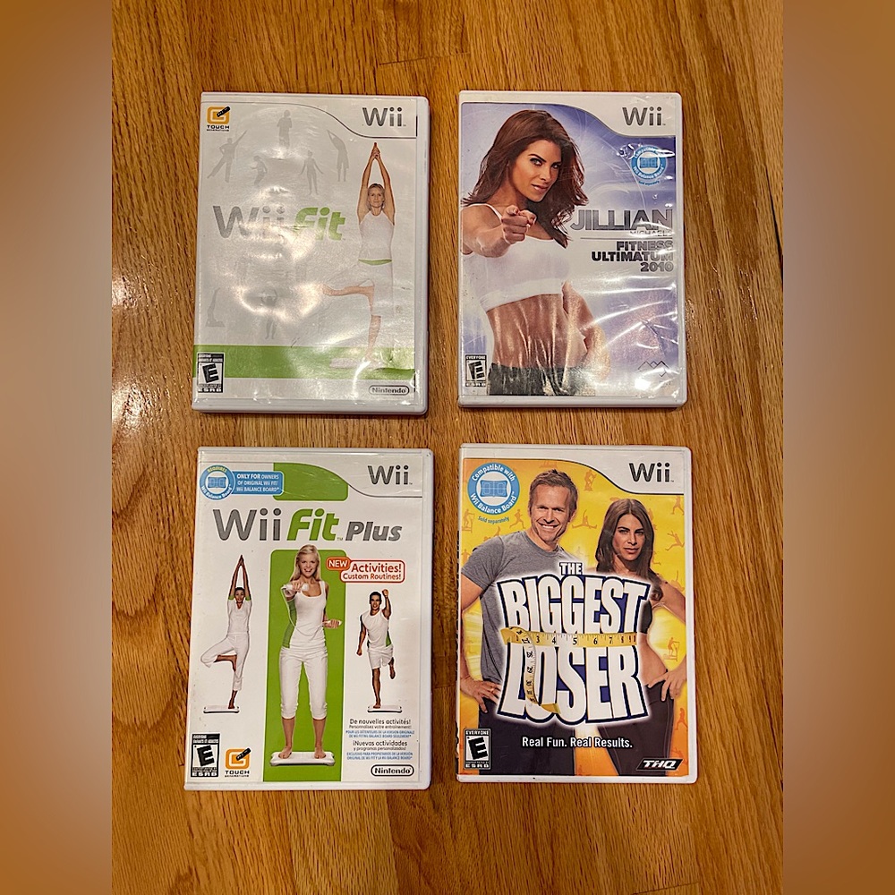 💜 5 for $25 or 3 for $18 Wii bundle of 4 workout/ exercise games